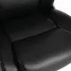 Кресло офисное  PREMIUM "Solid HD-005", НАГРУЗКА до 180 кг, рециклированная кожа, черное. Фото товара с разных ракурсов.