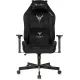 Кресло игровое Knight N1 Fabric черный Light-20 с подголов. крестов. металл. Фото товара с разных ракурсов.