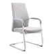 Кресло Бюрократ _JONS-LOW-V/CASHGREY на полозьях серый главное фото в маленьком размере