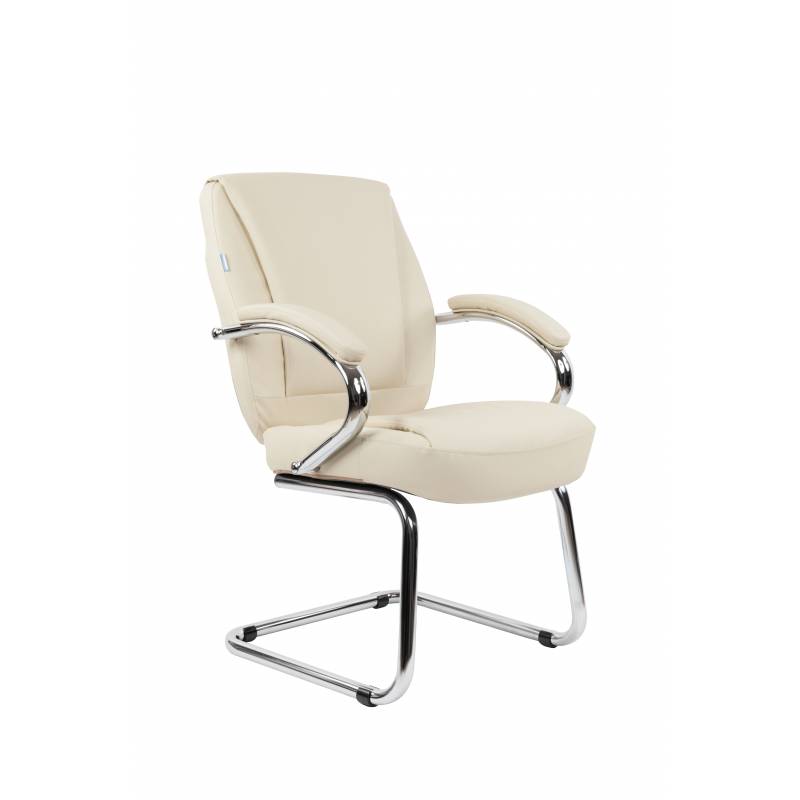 Офисное кресло Chairman 794V Россия хром экокожа бежевый главное фото